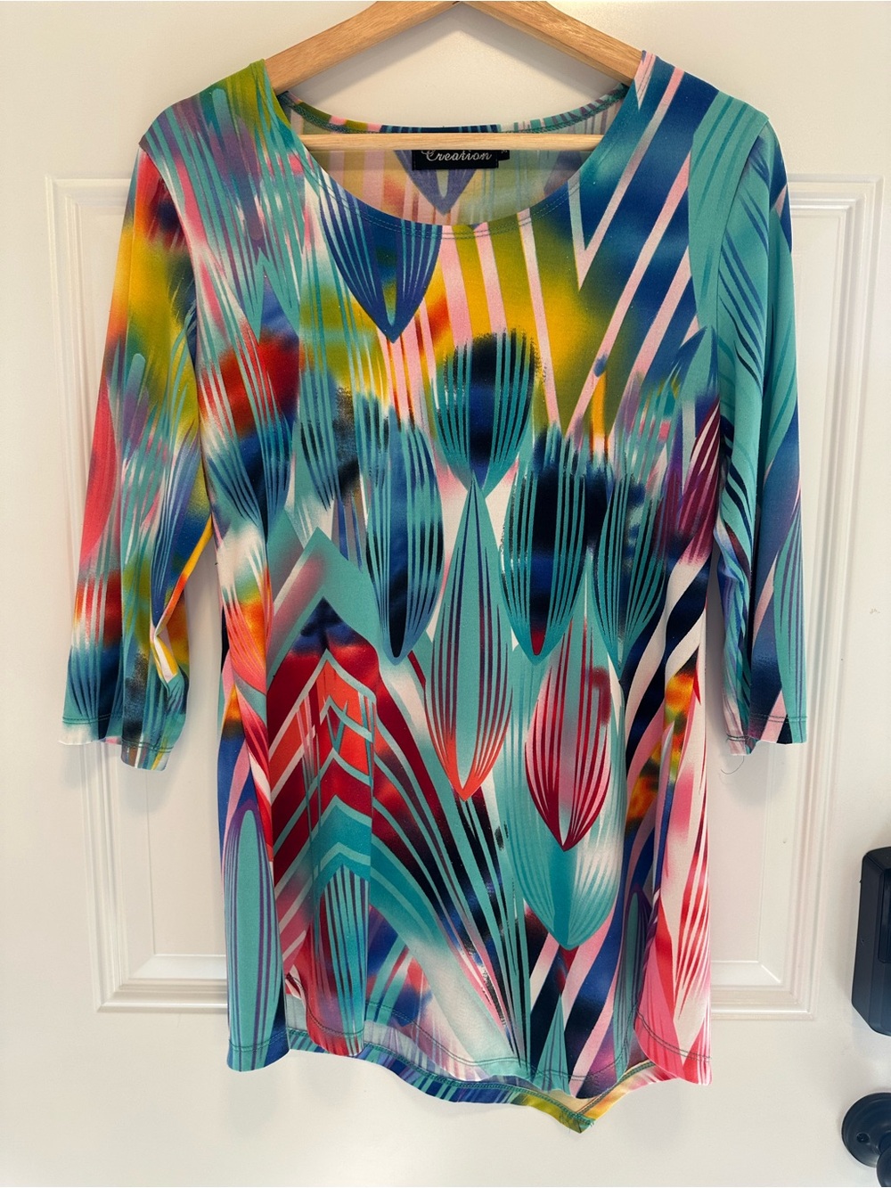 Multicolor Long Sleeve Top